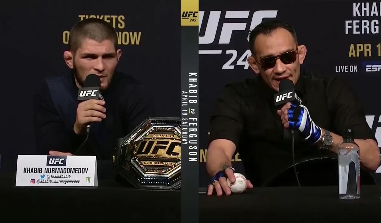 UFC 249 Хабиб vs. Фергюсон: Пресс–конференция: видео